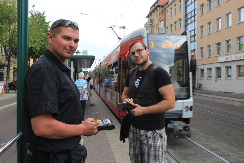 Fahrausweiskontrolle | © Servicegesellschaft Saale